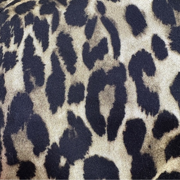 Lisette L Montréal Leopard Pull-On Pants Stretch Tummy-Control Trousers Size 10 - Picture 5 of 9